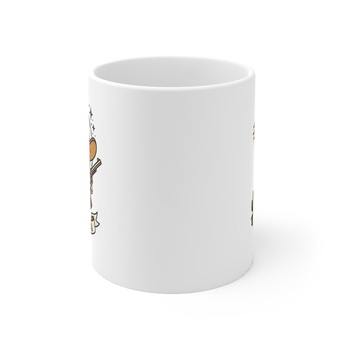 Arizona Skull Cowboy Mug — Western Skull with Guns & Cactus 11oz