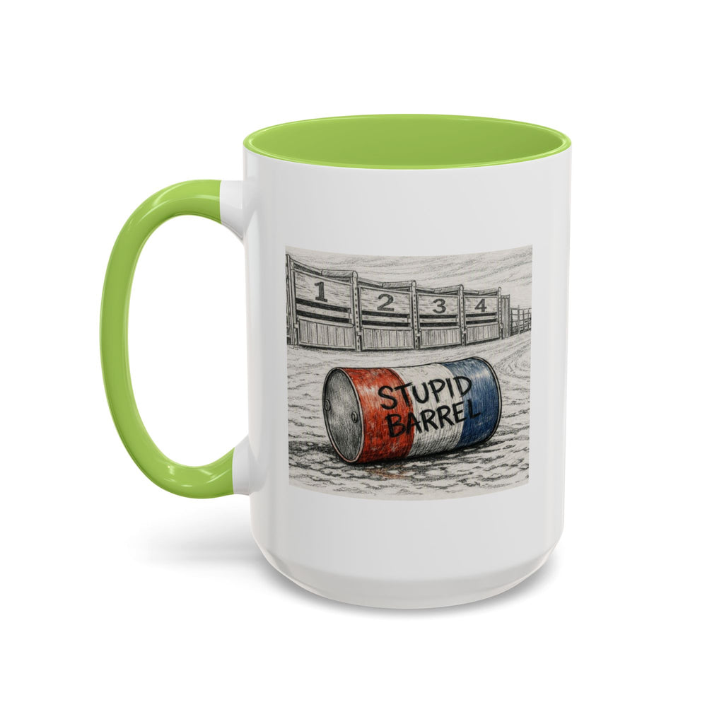Out of the Money Barrel Racing Coffee Mug — Rodeo Cowgirl Accent Mug (11/15 oz)