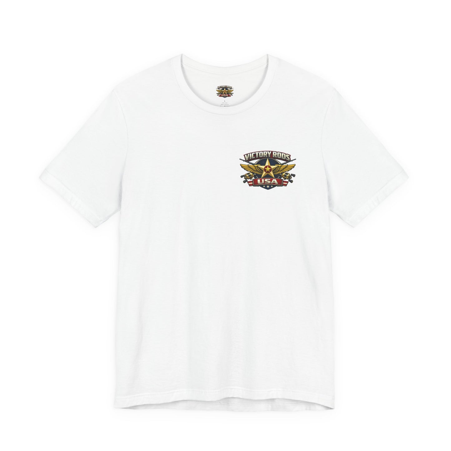 Barracuda Belle Vintage Pinup Tee — Victory Rods Motorcycle T‑Shirt