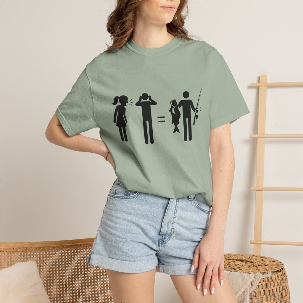 Fishing Humor T-Shirt – Fishing therapy Graphic Tee