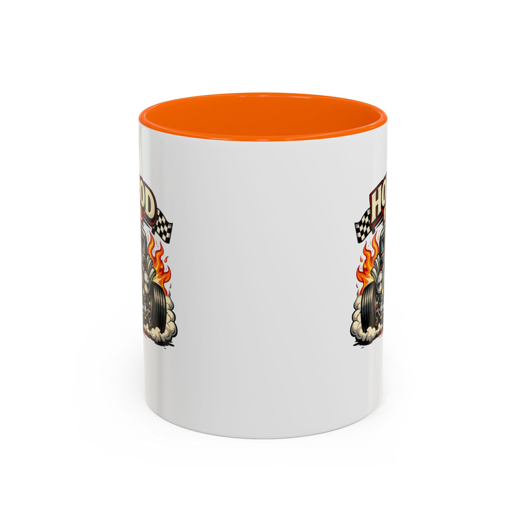 Hot Rod Fuel Coffee Mug — Vintage Muscle Car Racing Accent Mug