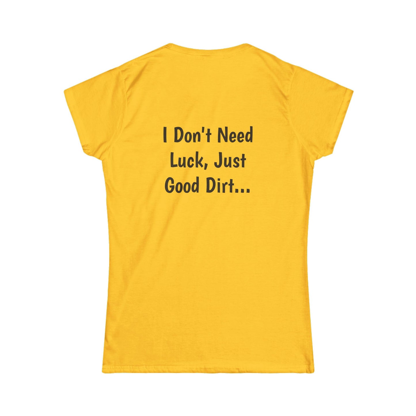 "Stupid Barrel" Women's White Soft style Tee — Classic Everyday Crewneck T-Shirt