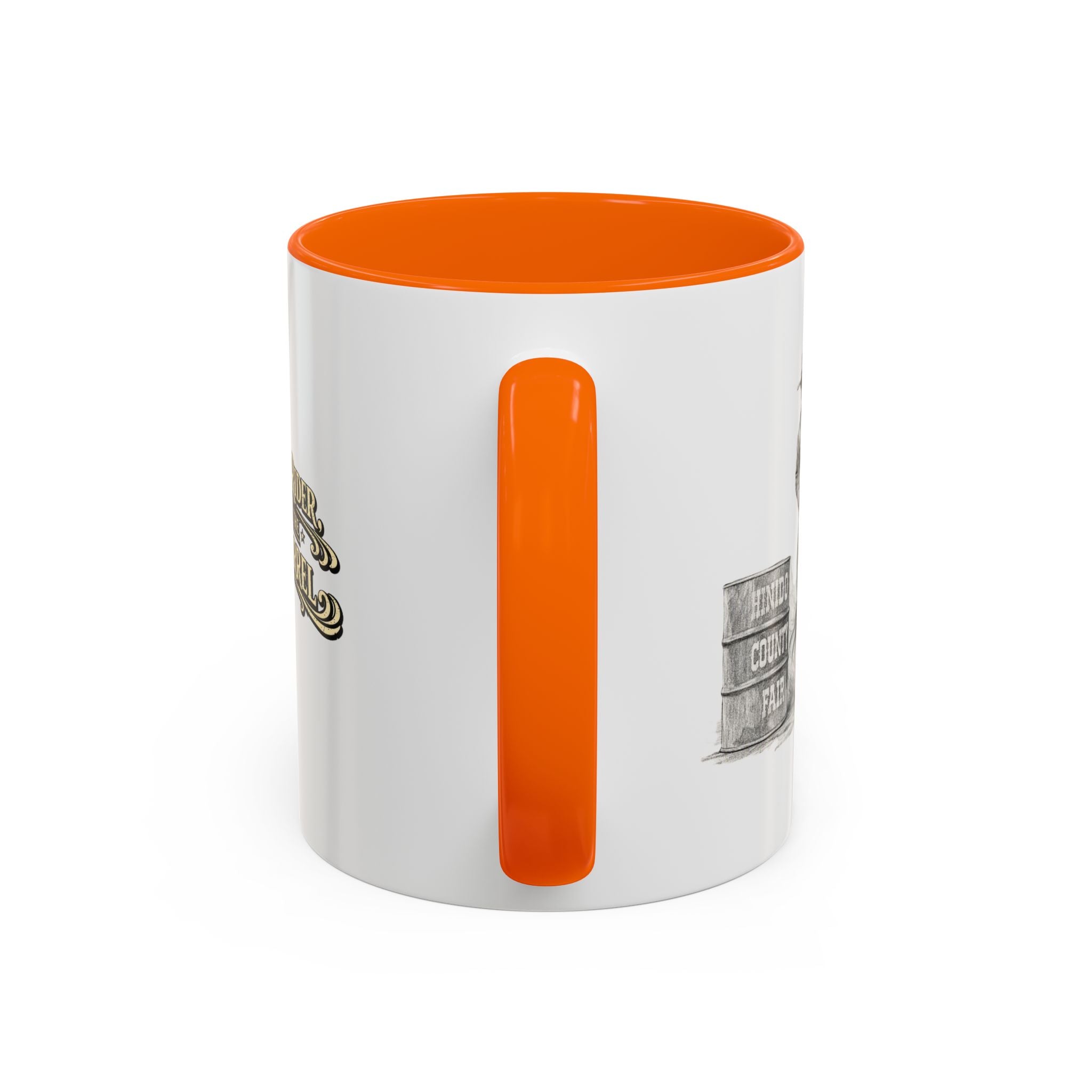 Barrel Racing Coffee Mug — "Horse and Rider Focused on the Next Barrel"