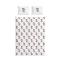 Patriotic Rodeo Grand Entry Cotton Bed Set — Vintage Flag & Rodeo Quenn Pattern Bedding