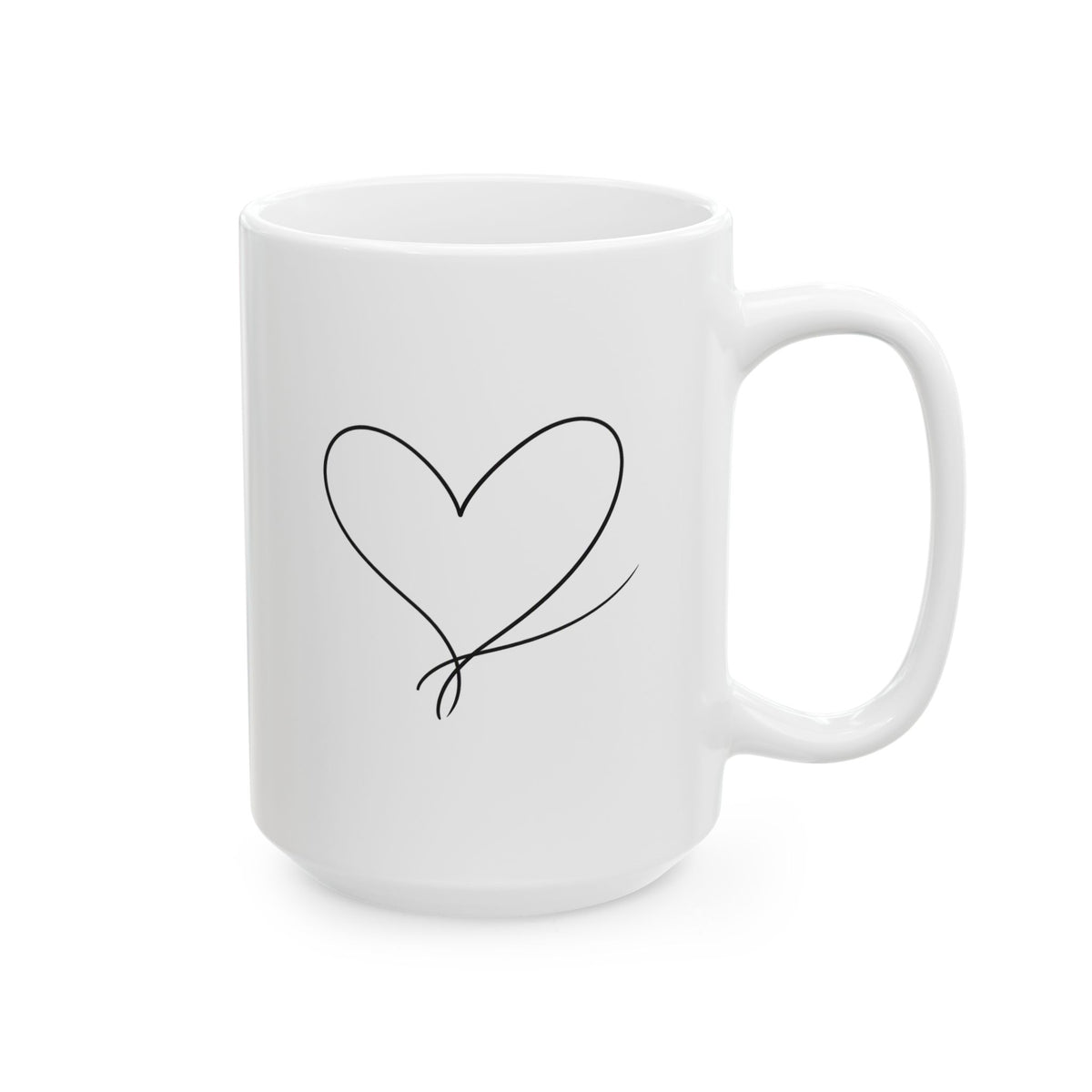 Ceramic Mug - Sketched Lineman Humorous but Sentimental Coffee Mug (15oz)