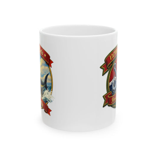 Victory Rods Pin-up Nose Art (Bluefin Betty) / Ceramic Mug (11oz/15oz)(11oz, 15oz)