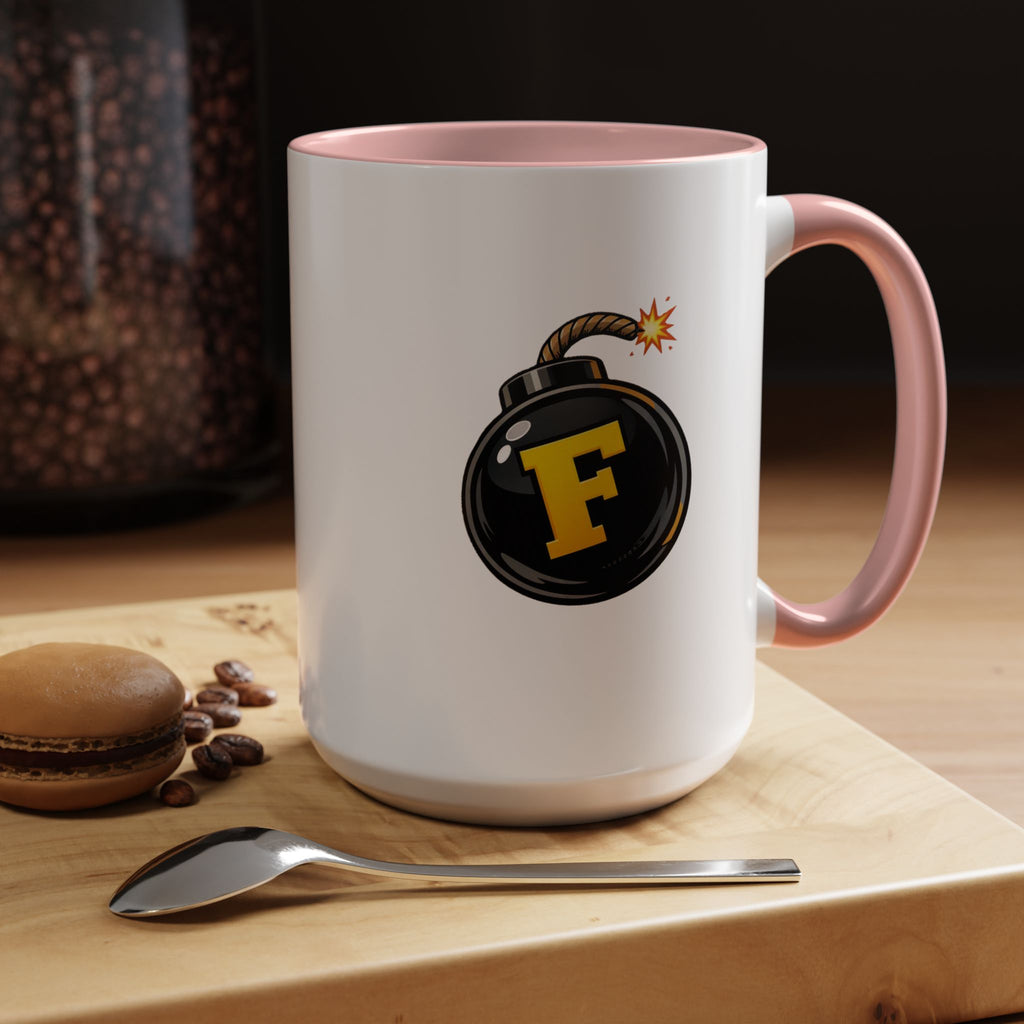 Funny "F" Bomb Accent Coffee Mug – 11oz/15oz Ceramic