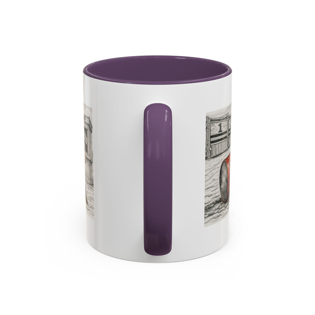 Out of the Money Barrel Racing Coffee Mug — Rodeo Cowgirl Accent Mug (11/15 oz)