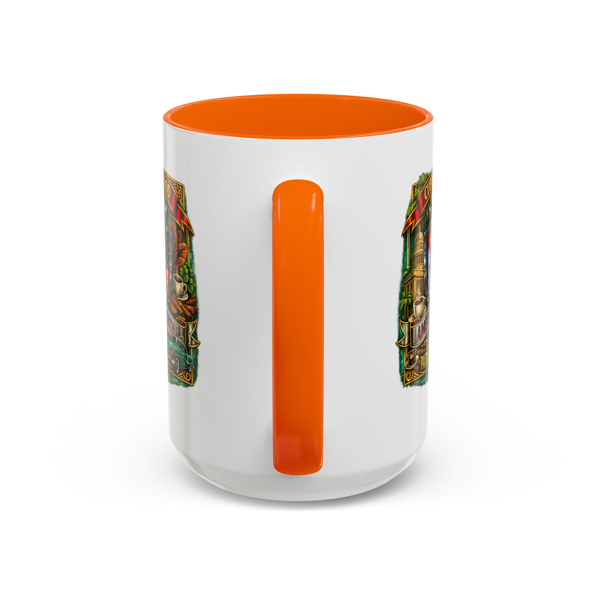 Cuban/American Pride - Cuban by Blood, American by Birth Accent Coffee Mug (11/15oz)