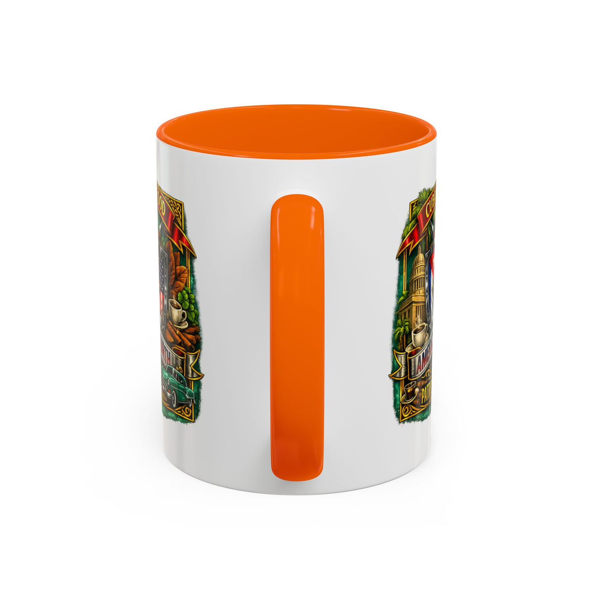 Cuban/American Pride - Cuban by Blood, American by Birth Accent Coffee Mug (11/15oz)