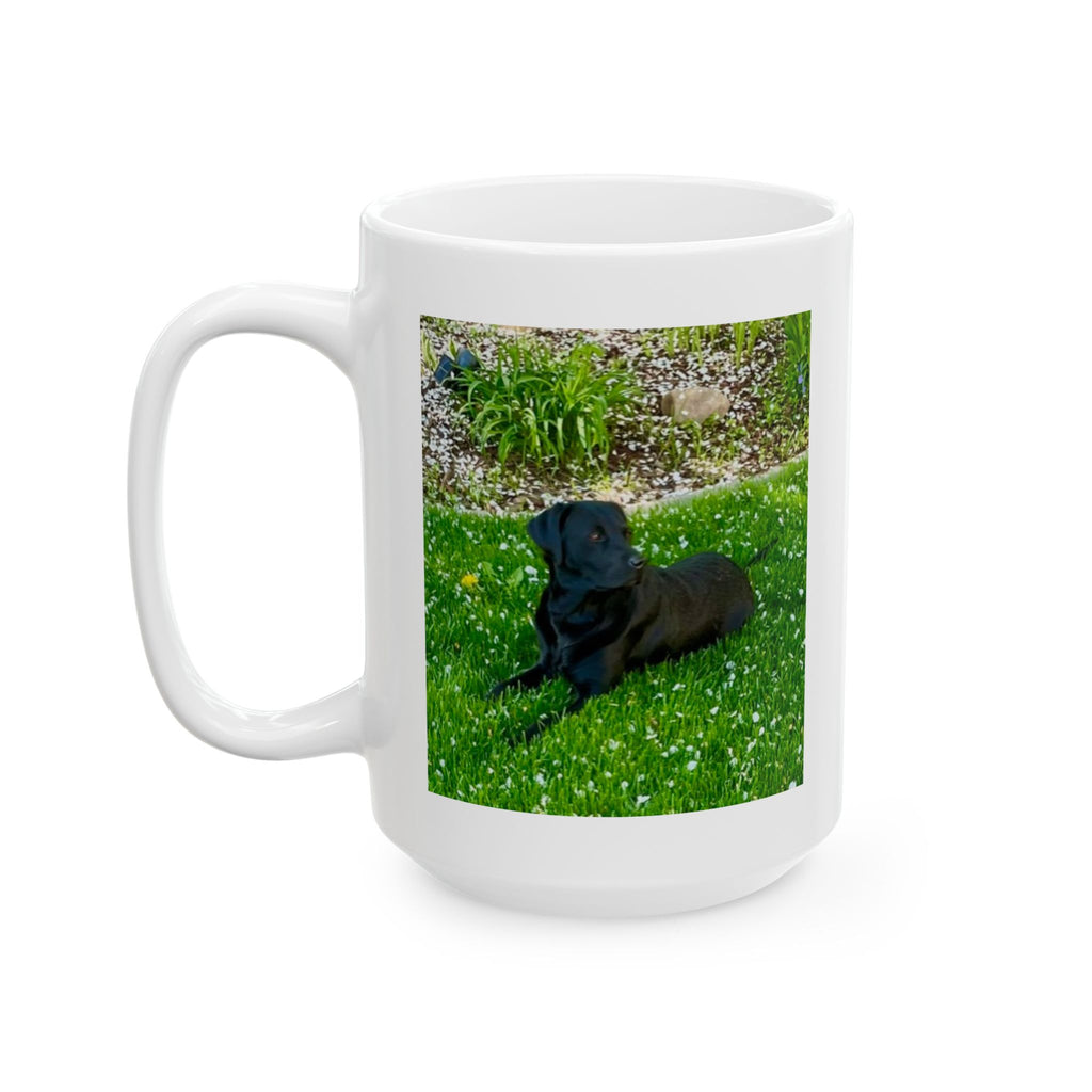 Labrador Photo Ceramic Mug with Poem – Pet-Inspired Coffee Cup (11oz/15oz)