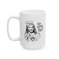 Inspirational Christian Humor Design – "I'm Telling, Dad!" Ceramic Mug 15oz