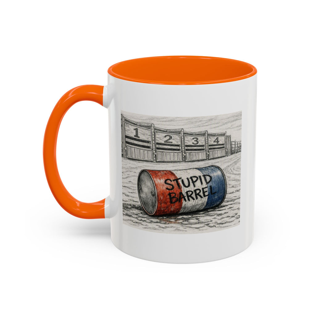 Out of the Money Barrel Racing Coffee Mug — Rodeo Cowgirl Accent Mug (11/15 oz)