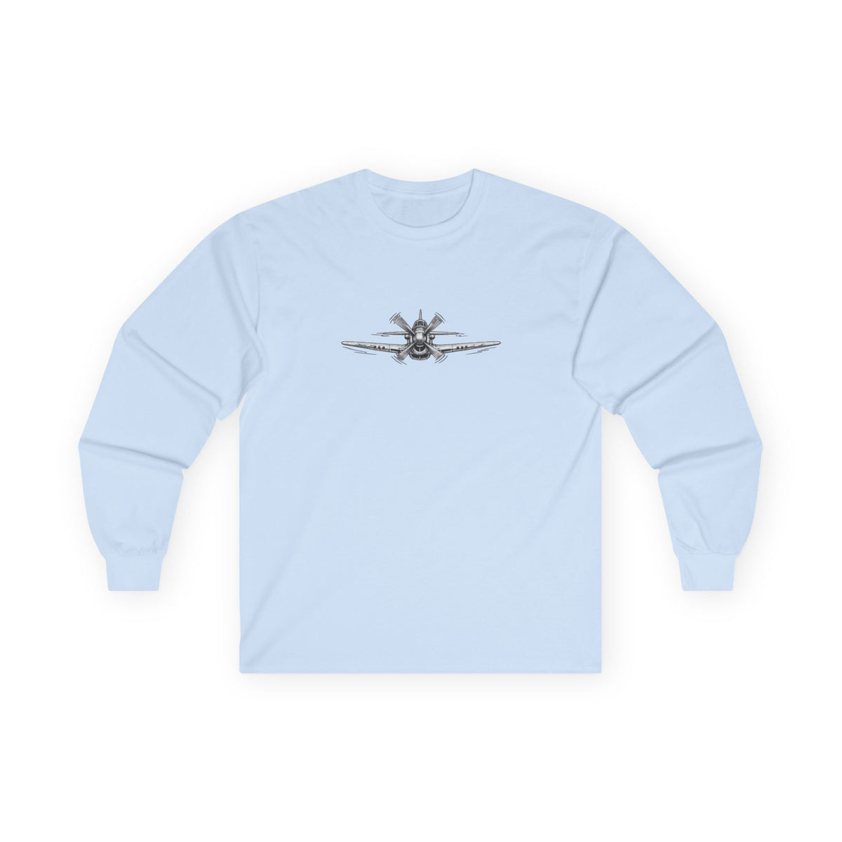 Long Sleeve Tee — Freedom Flyer Eagle & Propeller Graphic