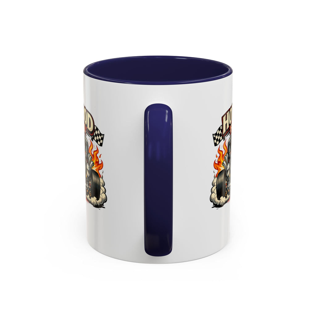 Hot Rod Fuel Coffee Mug — Vintage Muscle Car Racing Accent Mug