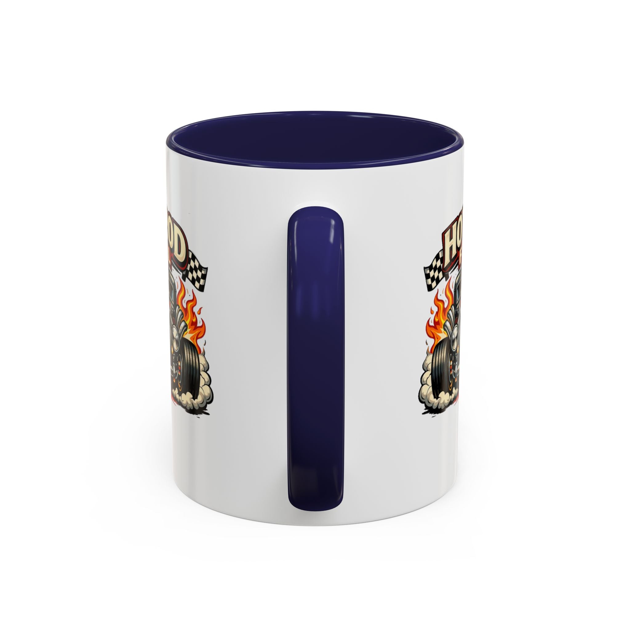 Hot Rod Fuel Coffee Mug — Vintage Muscle Car Racing Accent Mug