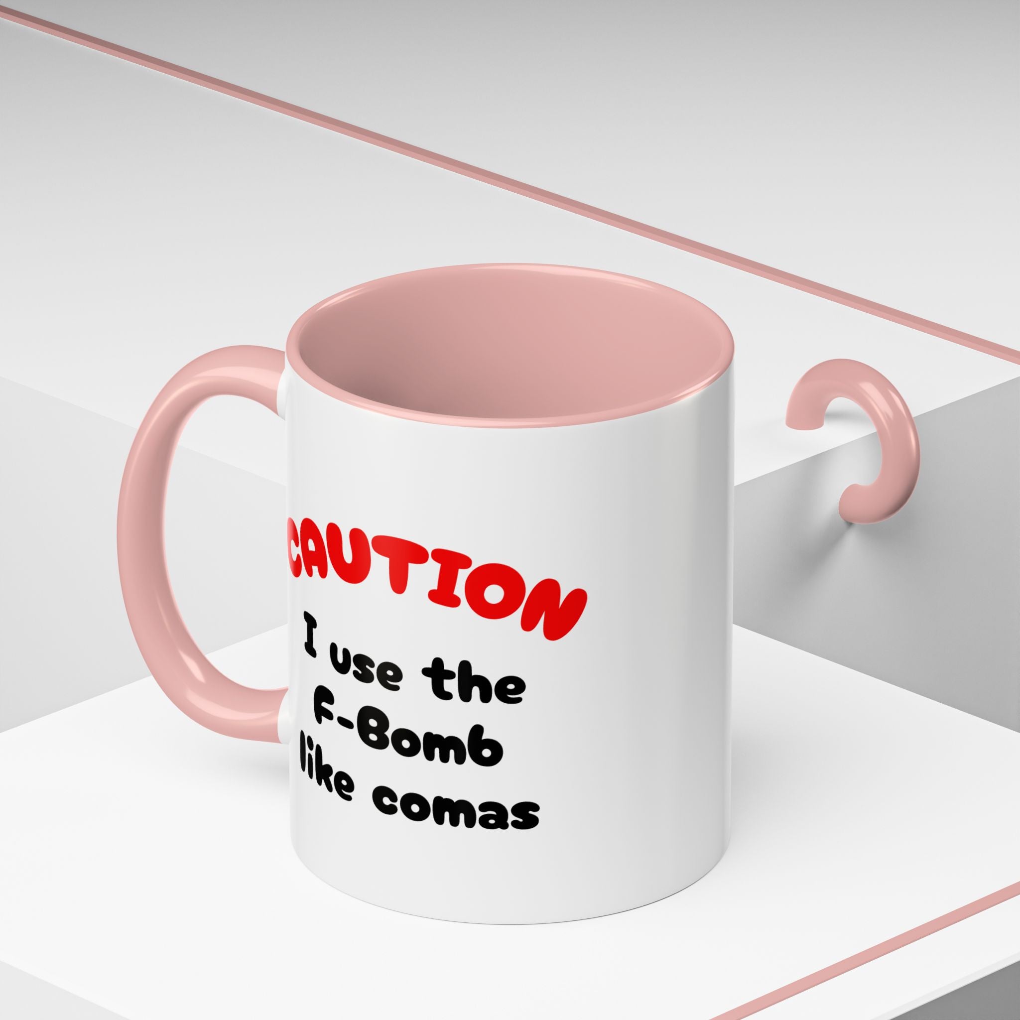 Funny "F" Bomb Accent Coffee Mug – 11oz/15oz Ceramic