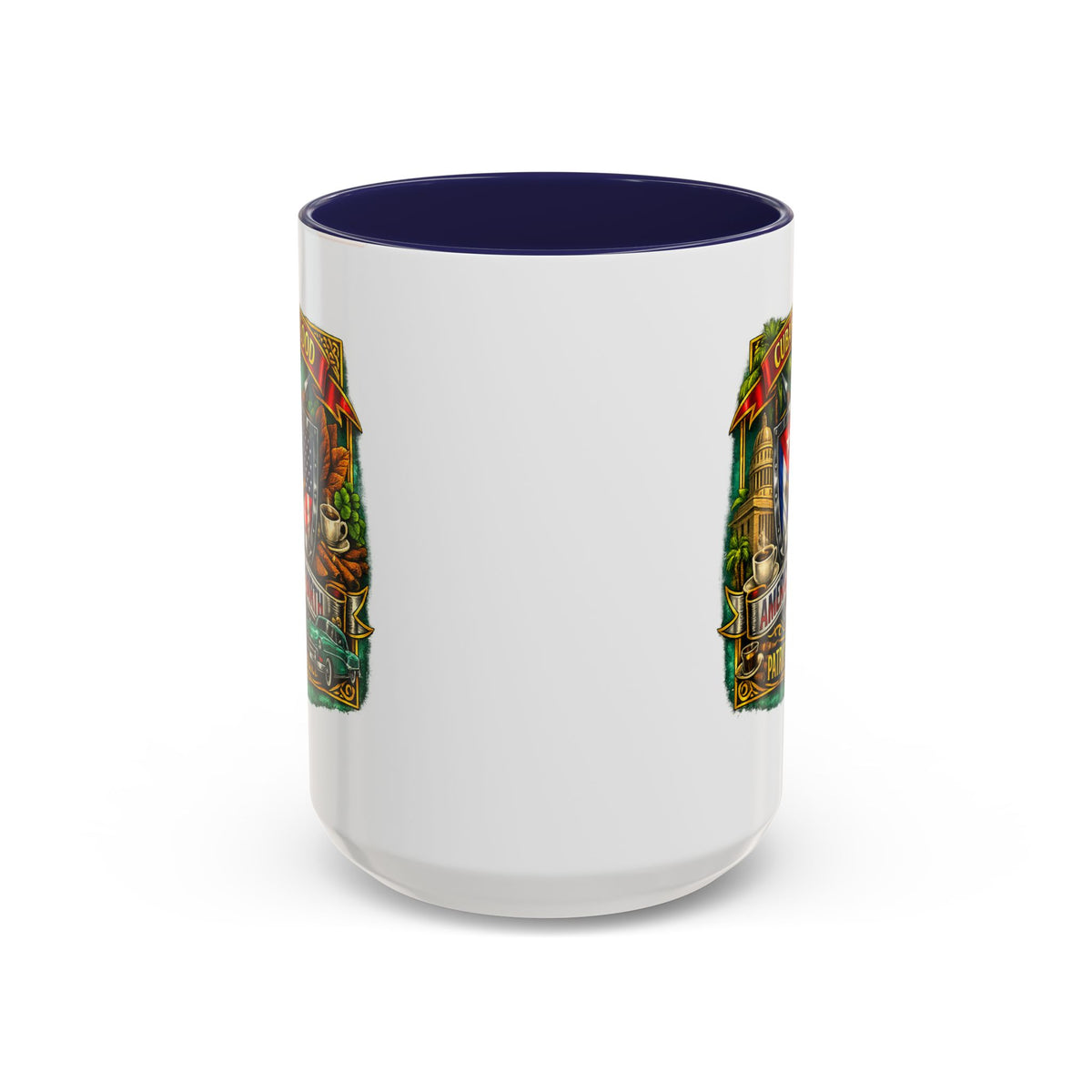 Cuban/American Pride - Cuban by Blood, American by Birth Accent Coffee Mug (11/15oz)