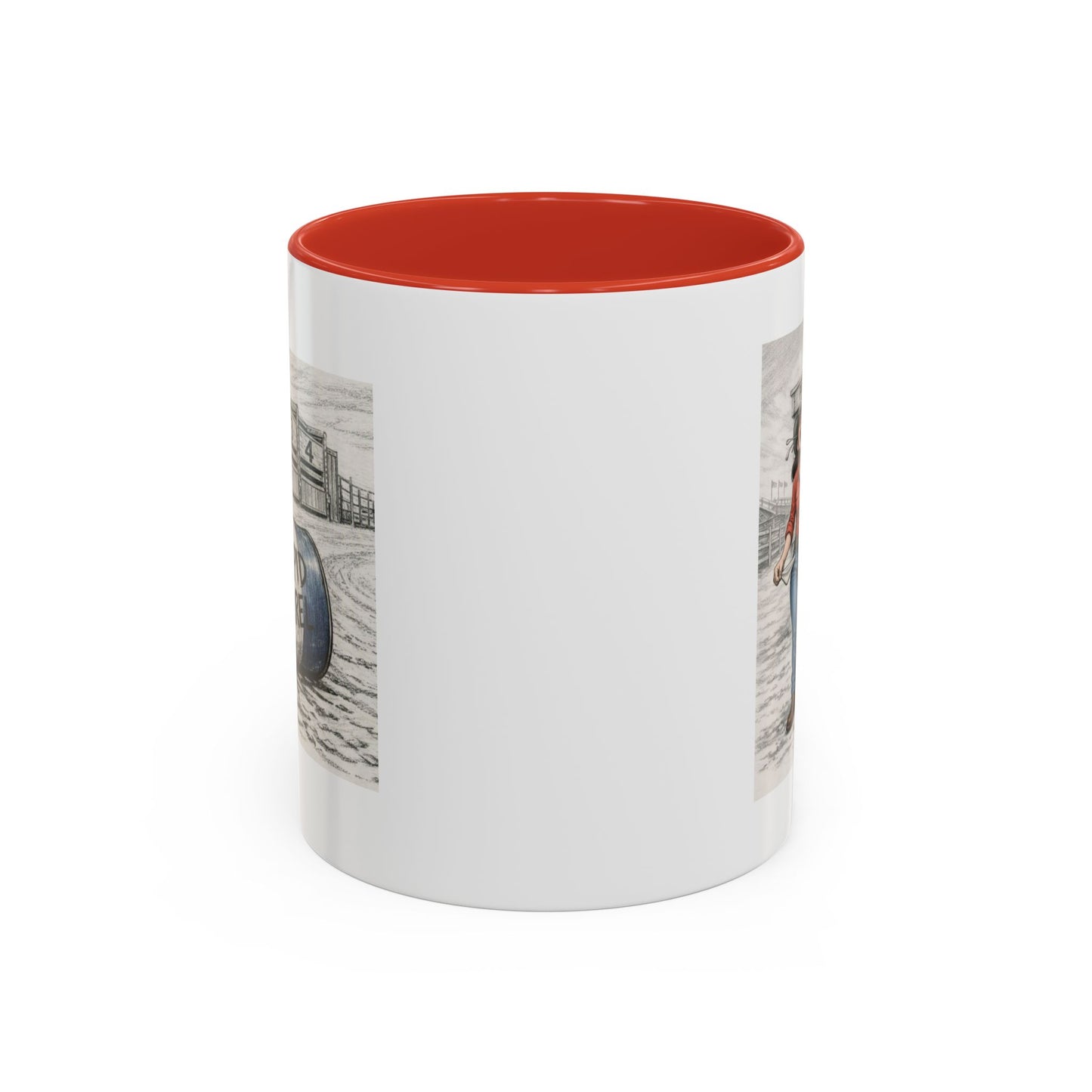 Out of the Money Barrel Racing Coffee Mug — Rodeo Cowgirl Accent Mug (11/15 oz)