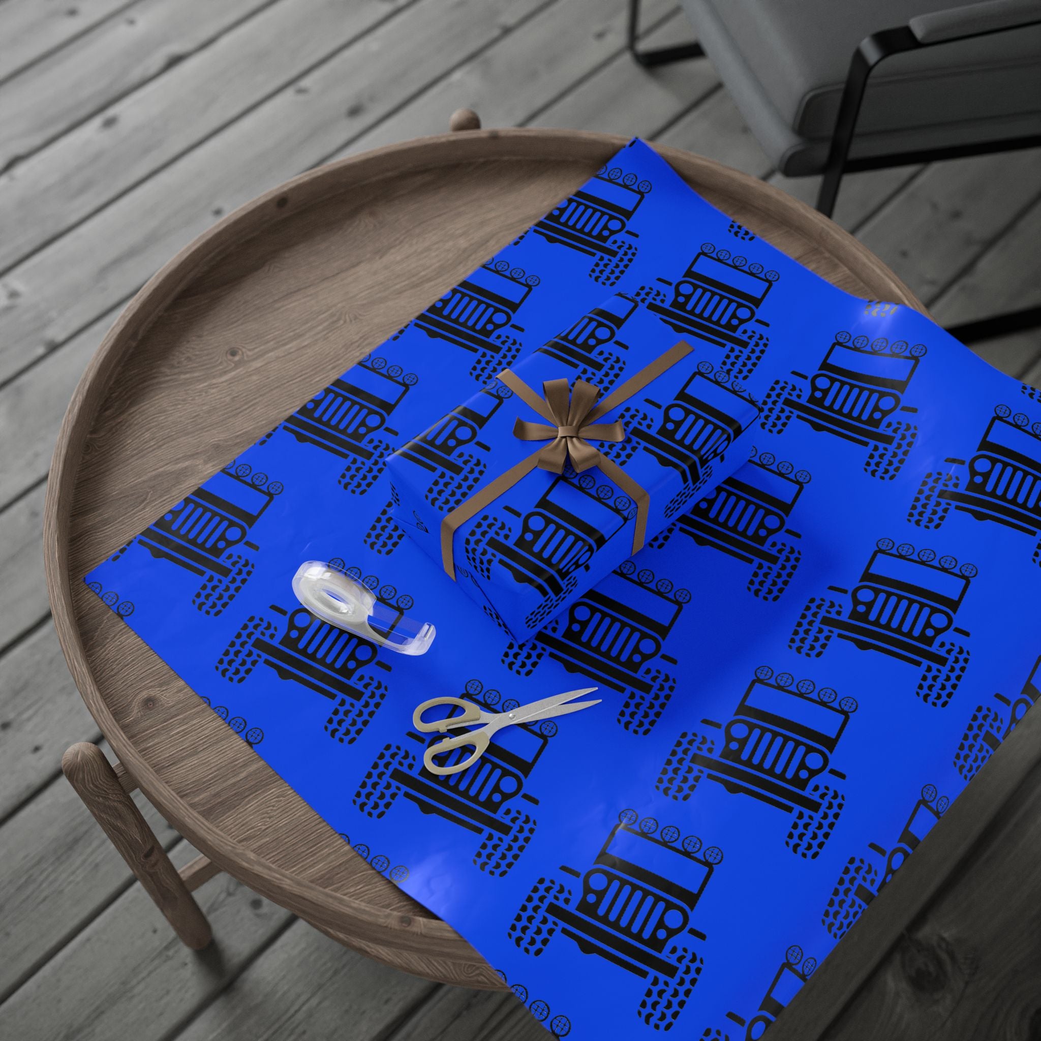 4X4 Off-Road Wrapping Paper Roll — Great for the Jeep Lover
