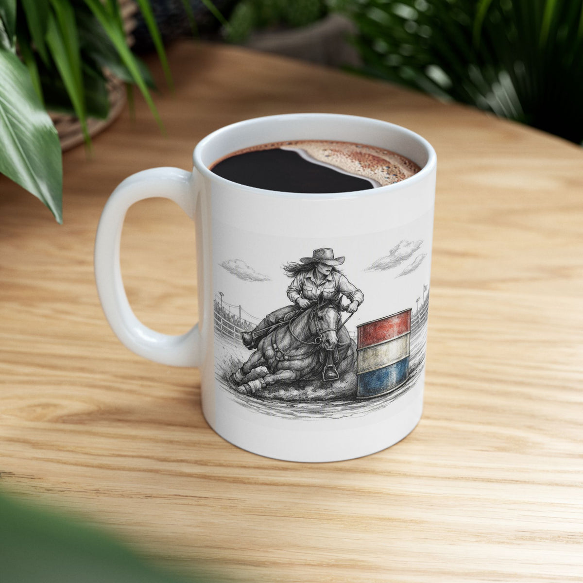 Barrel Racing Mug with Attitude — 11oz/15oz