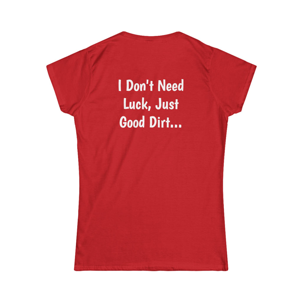 "Stupid Barrel" Women's White Soft style Tee — Classic Everyday Crewneck T-Shirt