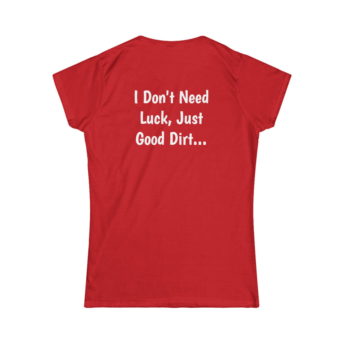 "Stupid Barrel" Women's White Soft style Tee — Classic Everyday Crewneck T-Shirt