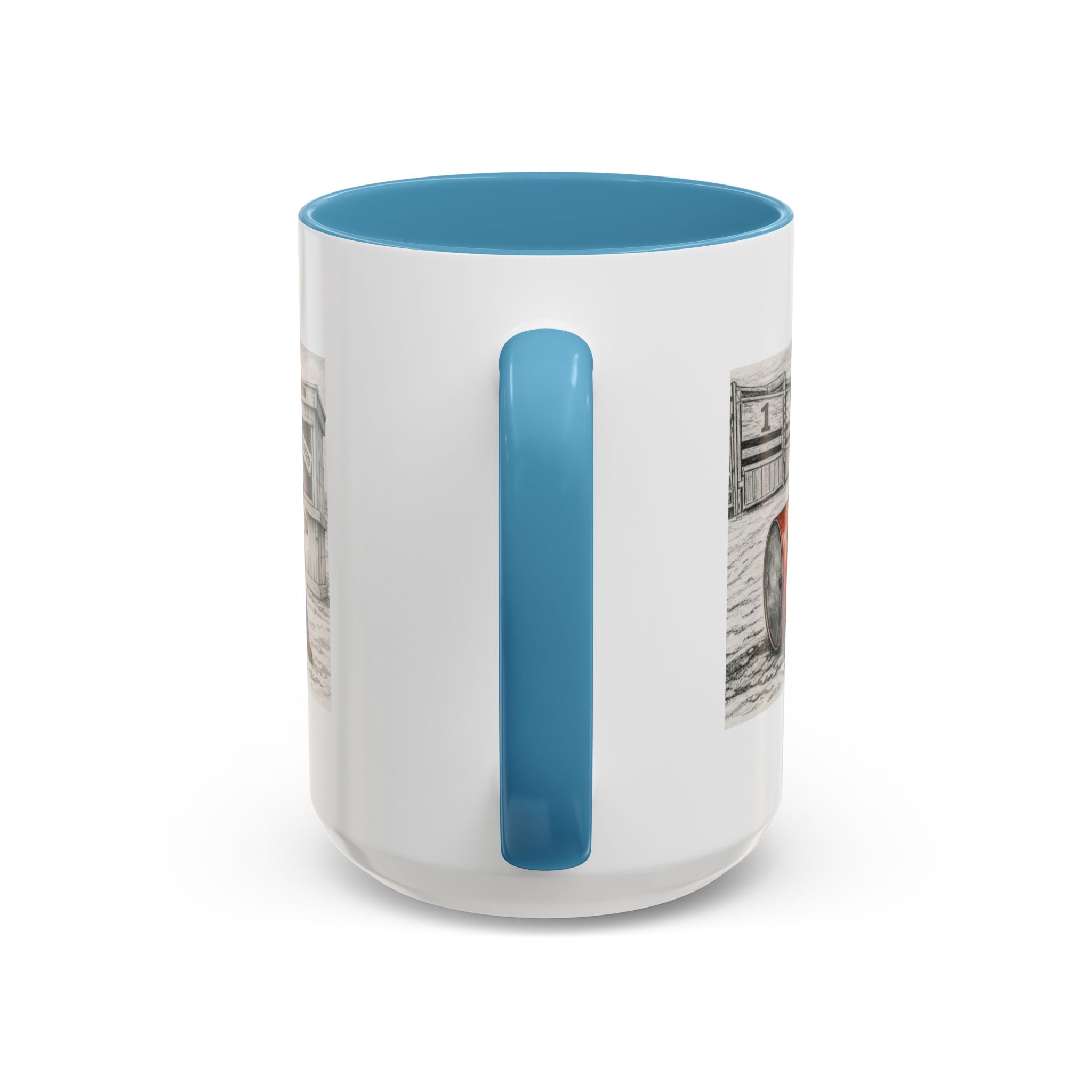 Out of the Money Barrel Racing Coffee Mug — Rodeo Cowgirl Accent Mug (11/15 oz)