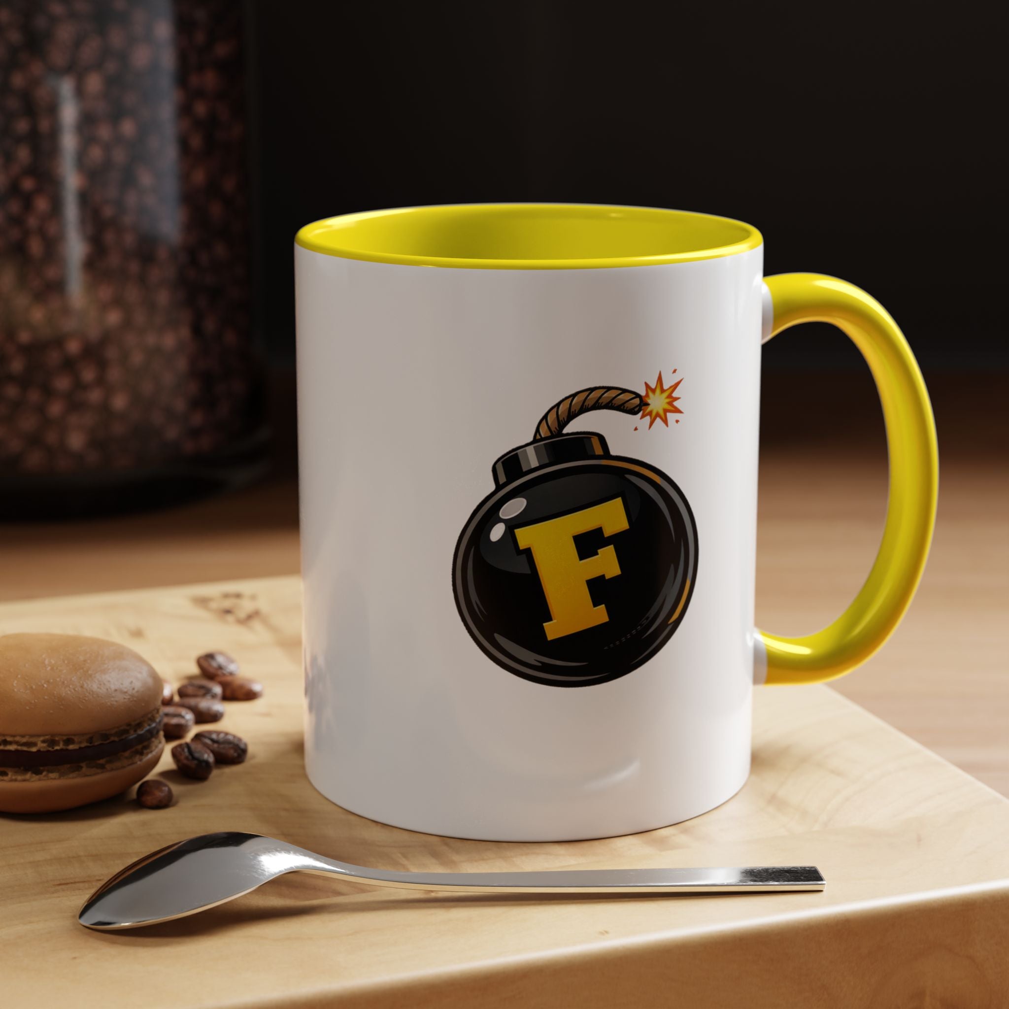 Funny "F" Bomb Accent Coffee Mug – 11oz/15oz Ceramic