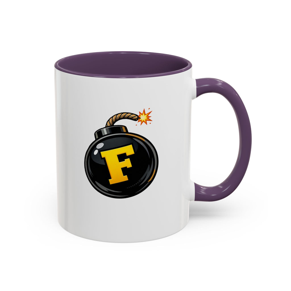 Funny "F" Bomb Accent Coffee Mug – 11oz/15oz Ceramic