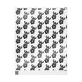 Vintage Biker Pattern Wrapping Paper — Black & White Holiday Gift Wrap
