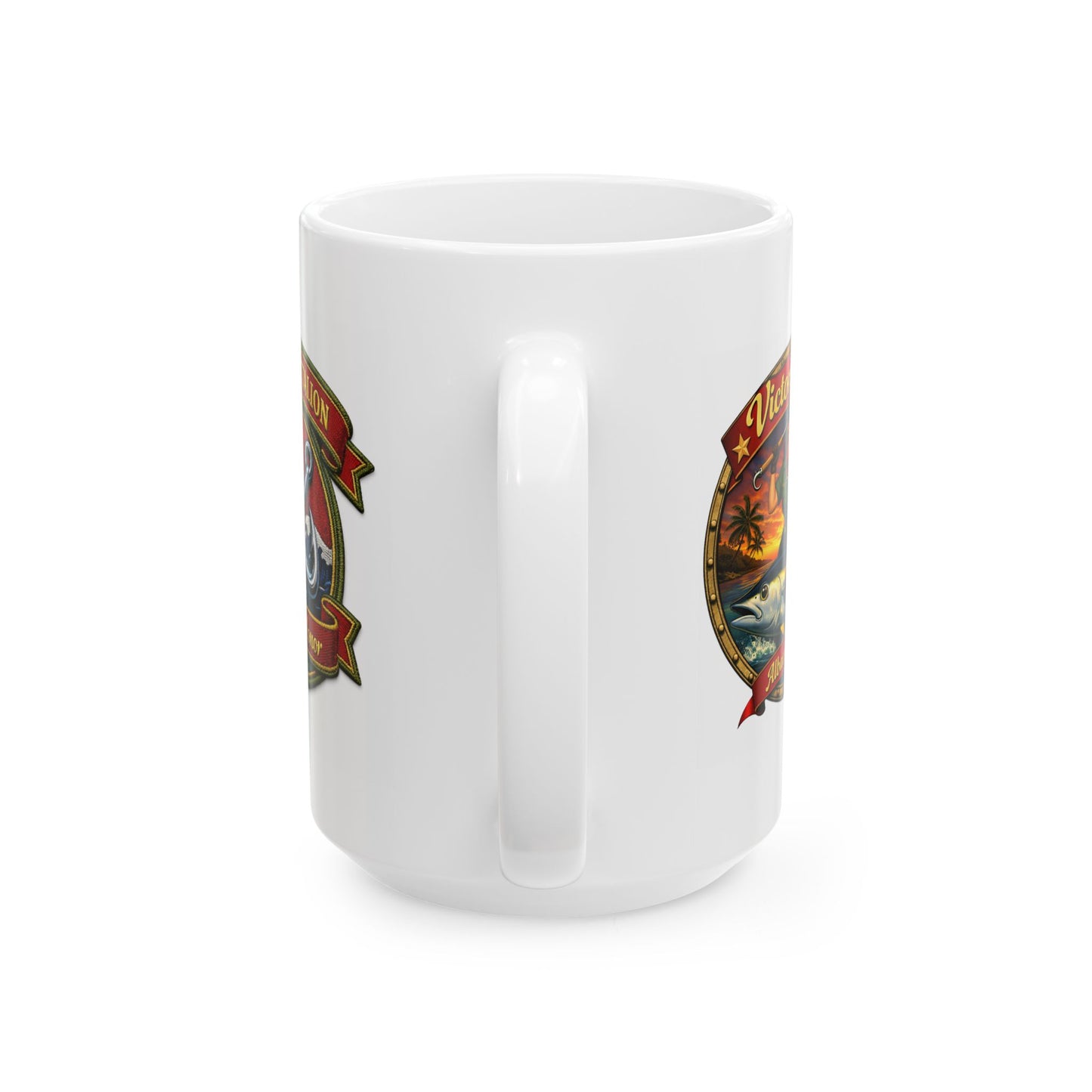 Victory Rods Pin-up Nose Art (Albacore Alice) / Ceramic Mug (11oz/15oz)