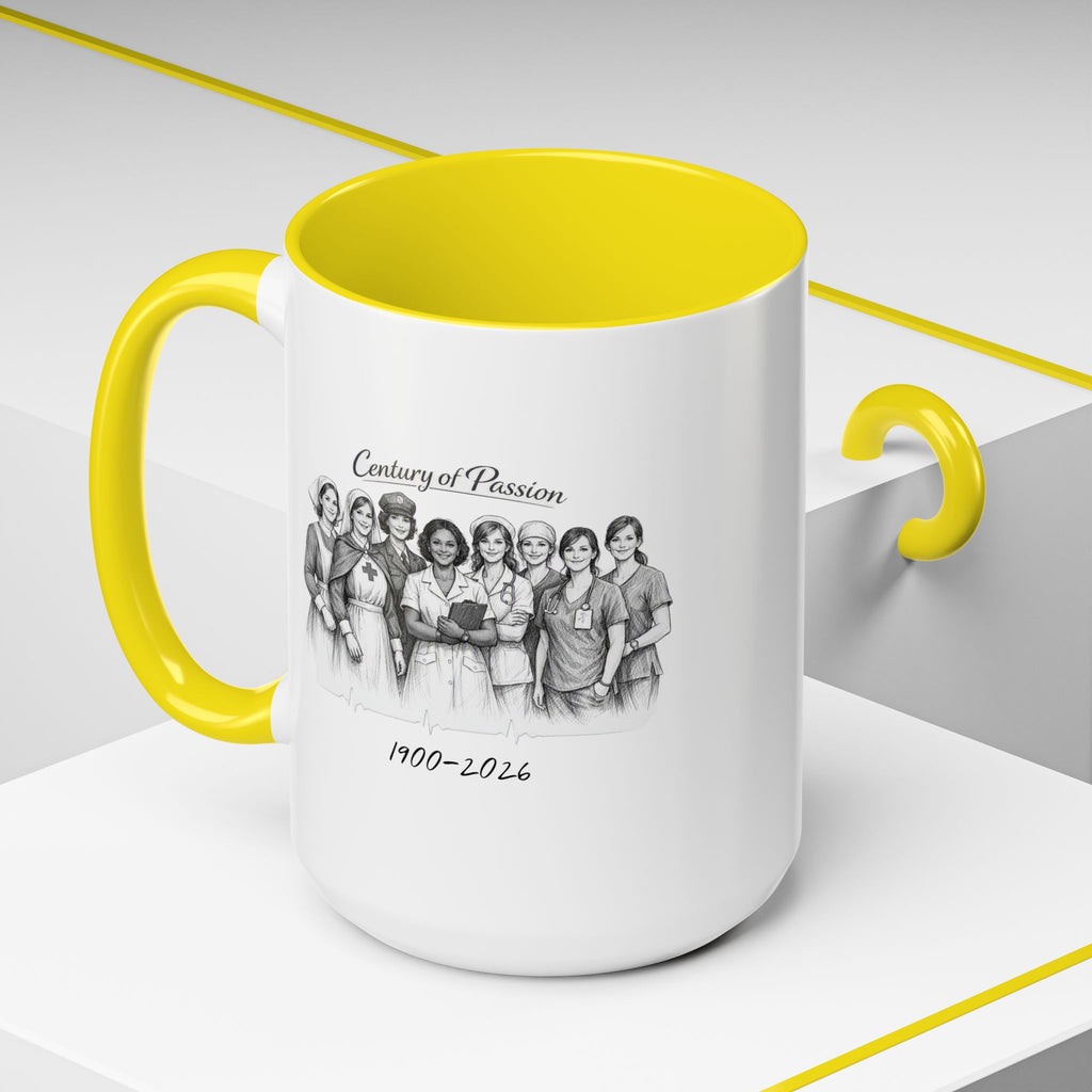 A Century of Passion - Accent Coffee Mug (11, 15oz)