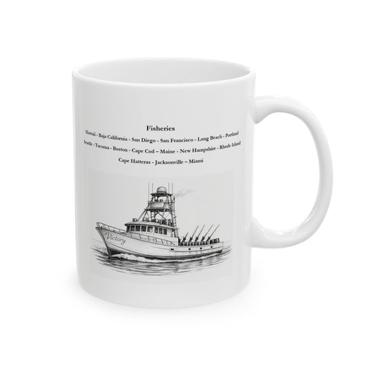 Tails Up Coffee Mug for the Tuna Fisherman