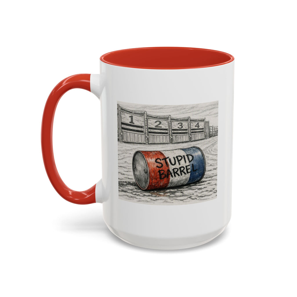Out of the Money Barrel Racing Coffee Mug — Rodeo Cowgirl Accent Mug (11/15 oz)