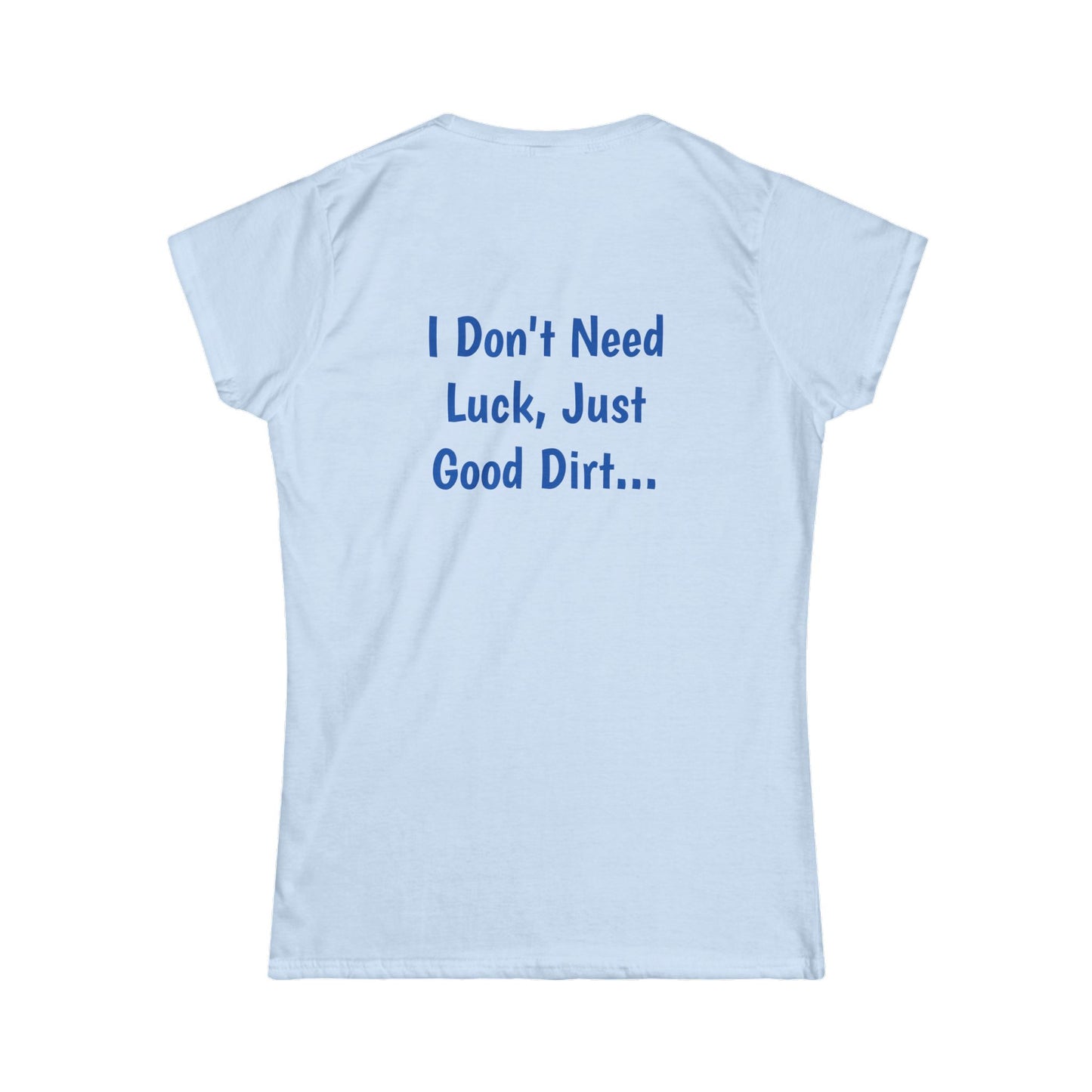 "Stupid Barrel" Women's White Soft style Tee — Classic Everyday Crewneck T-Shirt