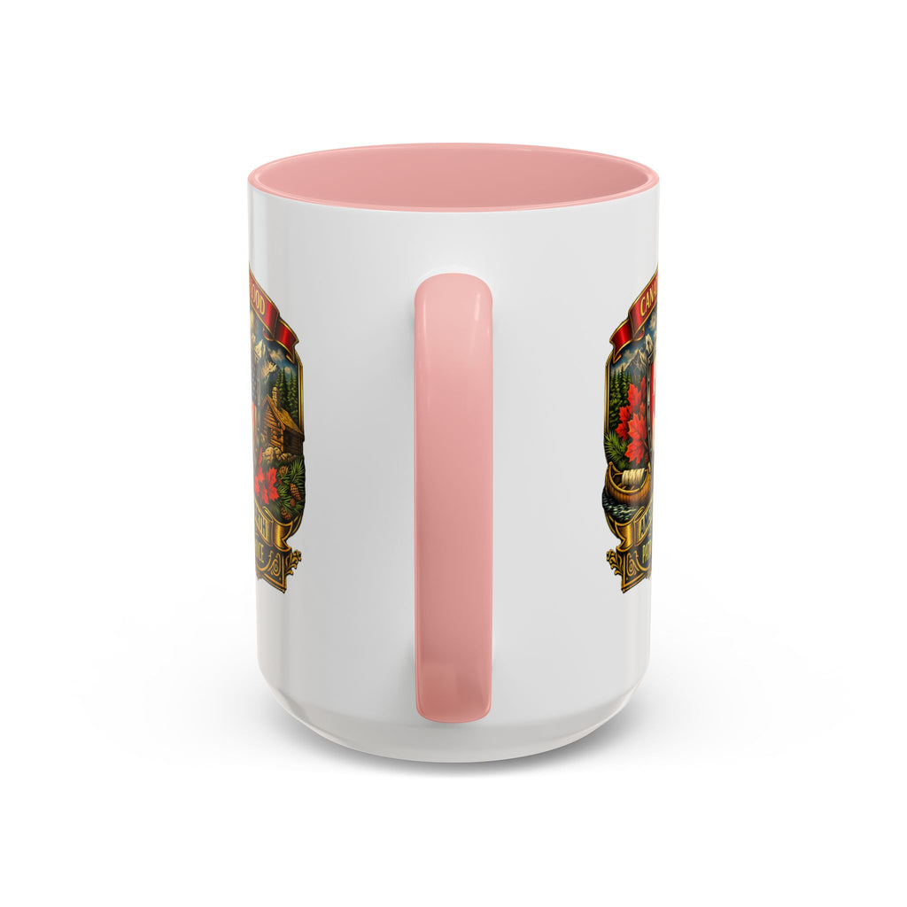 Canadian by Blood American by Birth Accent Coffee Mug — Patriot by Choice 11/15oz