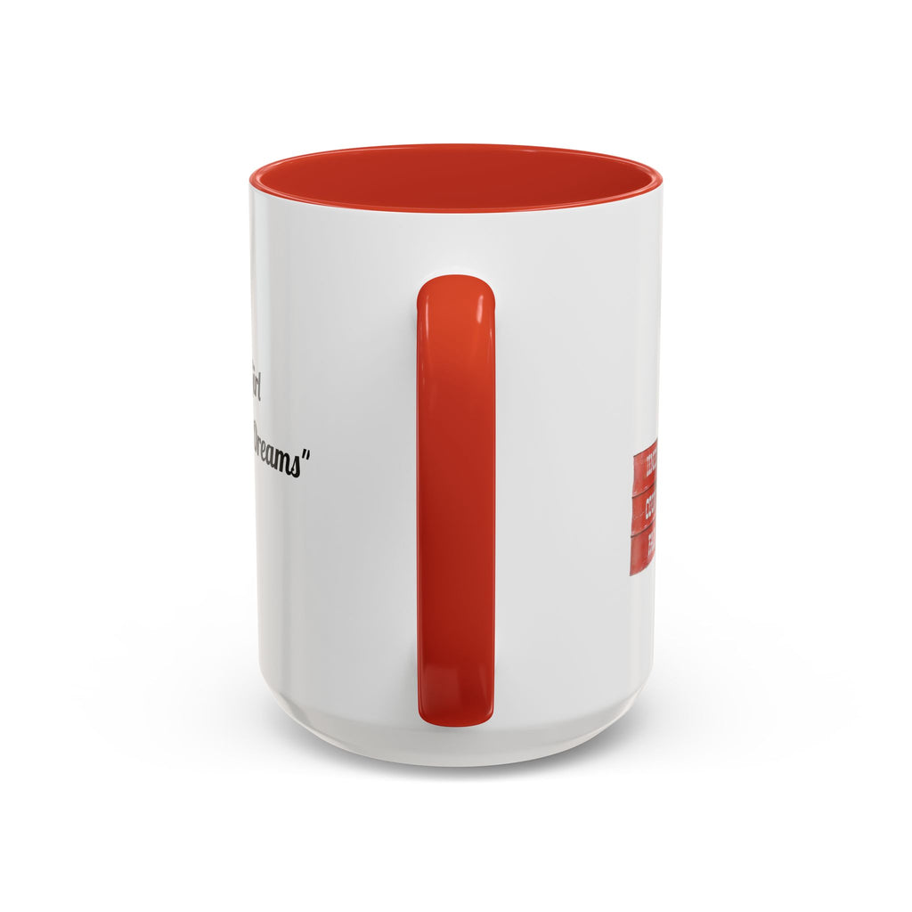 Barrel Racing Dreams Coffee Mug — "Small Town Girl, Big Buckle Dreams" Accent Mug