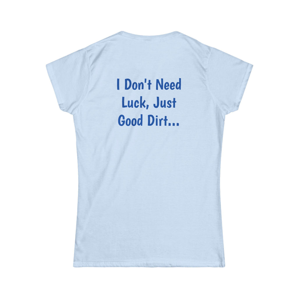 "Stupid Barrel" Women's White Soft style Tee — Classic Everyday Crewneck T-Shirt