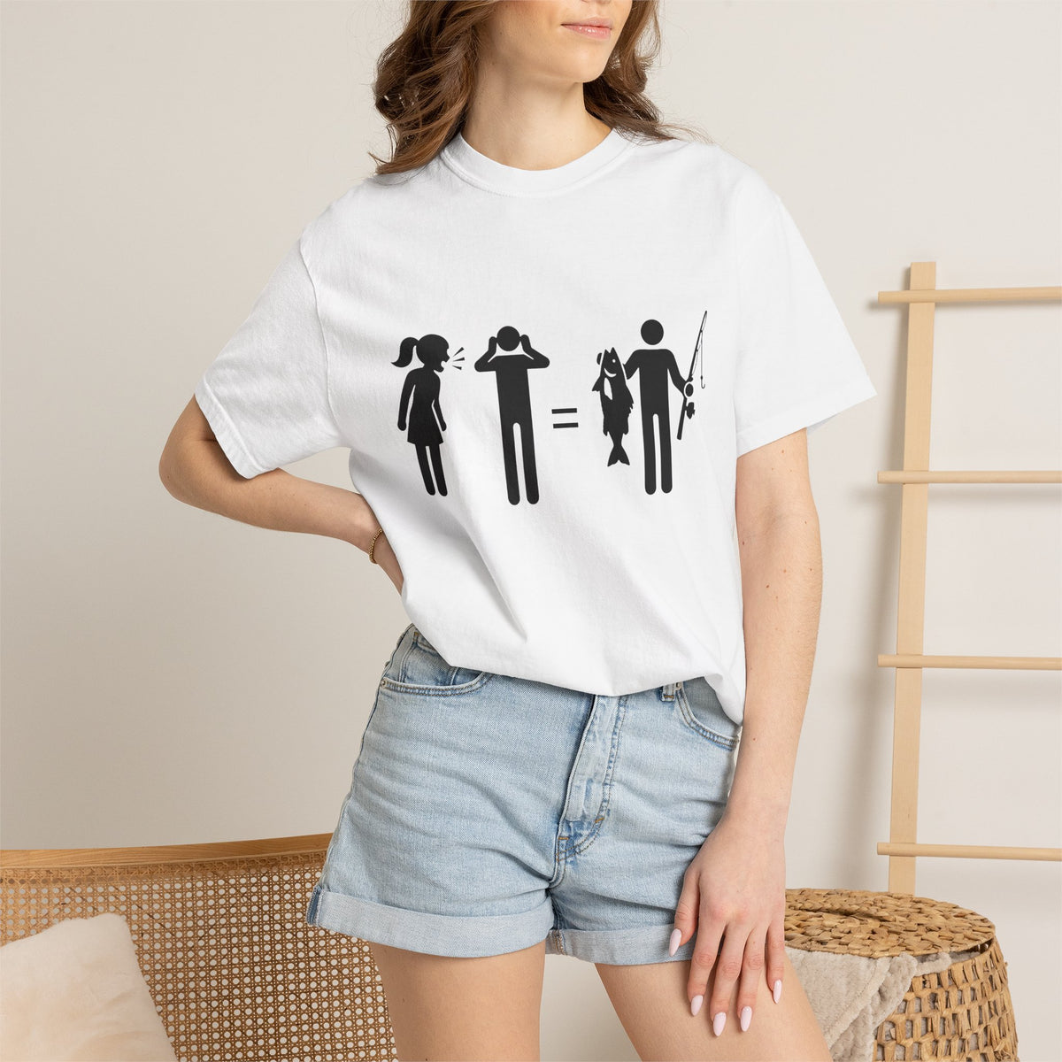 Fishing Humor T-Shirt – Fishing therapy Graphic Tee