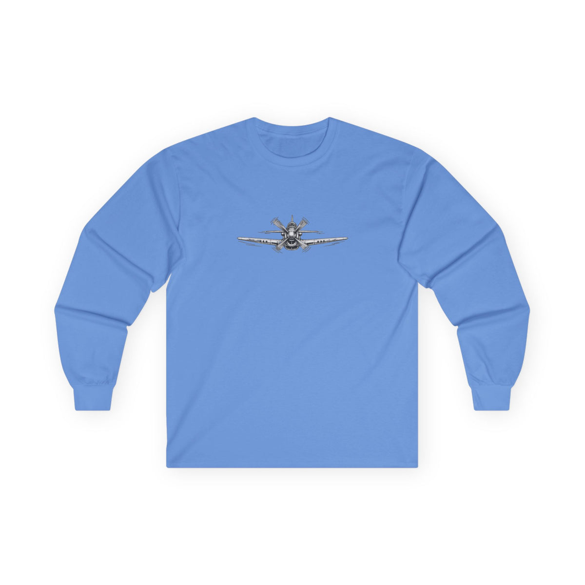 Long Sleeve Tee — Freedom Flyer Eagle & Propeller Graphic