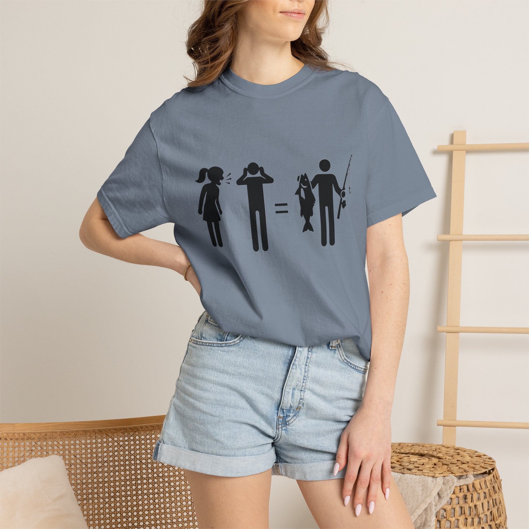 Fishing Humor T-Shirt – Fishing therapy Graphic Tee