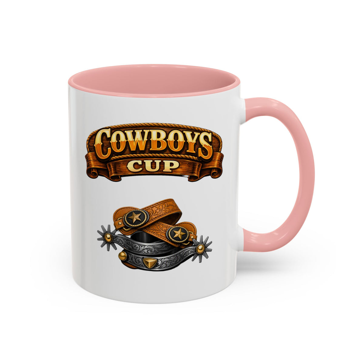Cowboys Cup Coffee Mug — Western Spur & Leather Design (11/15oz)