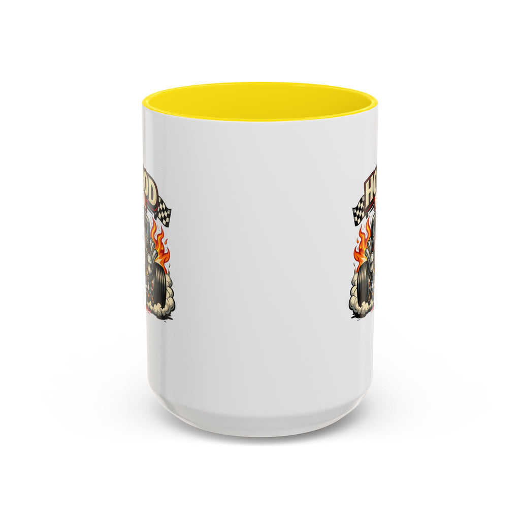 Hot Rod Fuel Coffee Mug — Vintage Muscle Car Racing Accent Mug