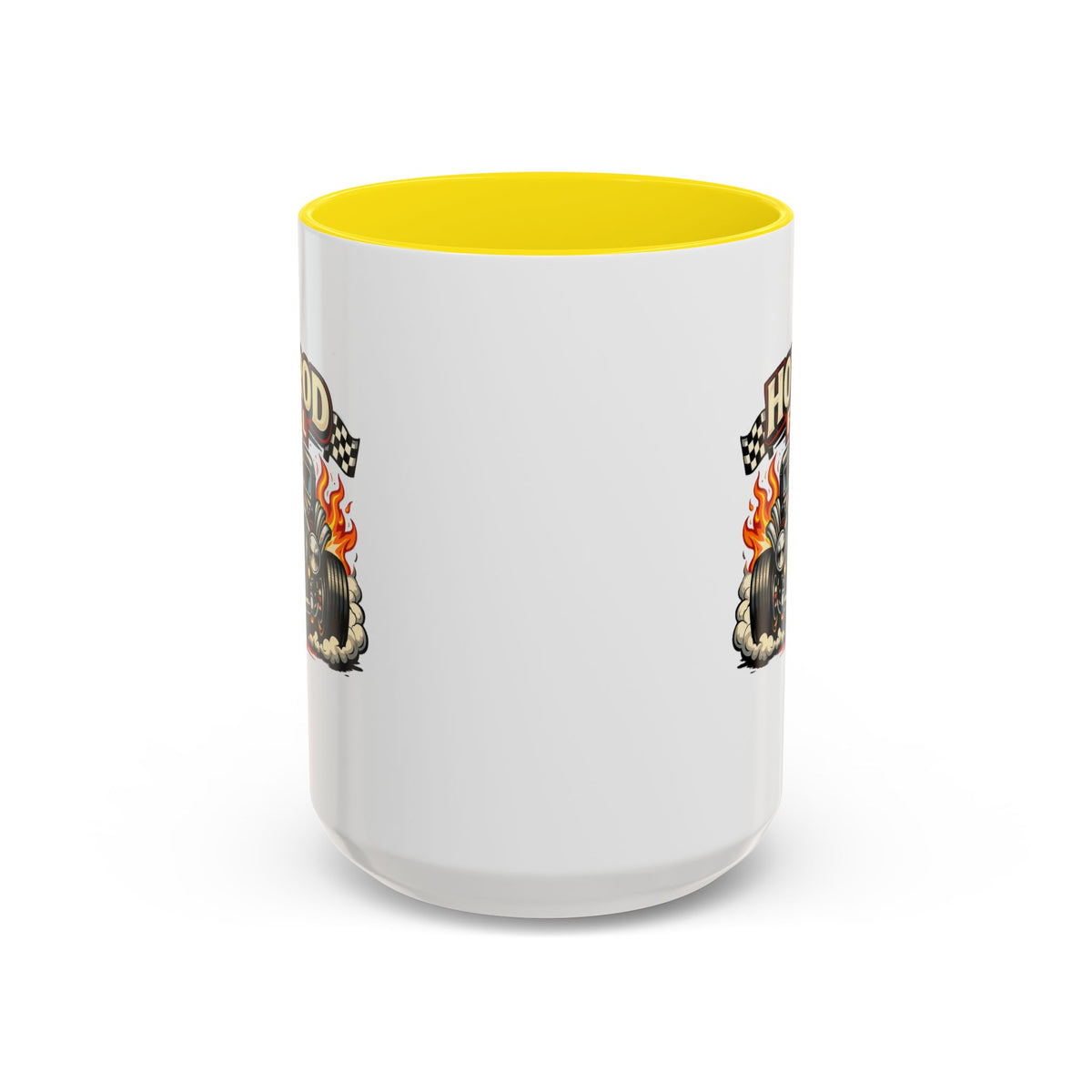 Hot Rod Fuel Coffee Mug — Vintage Muscle Car Racing Accent Mug