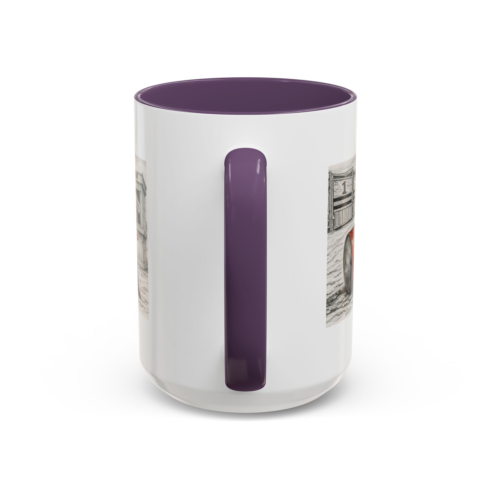 Out of the Money Barrel Racing Coffee Mug — Rodeo Cowgirl Accent Mug (11/15 oz)