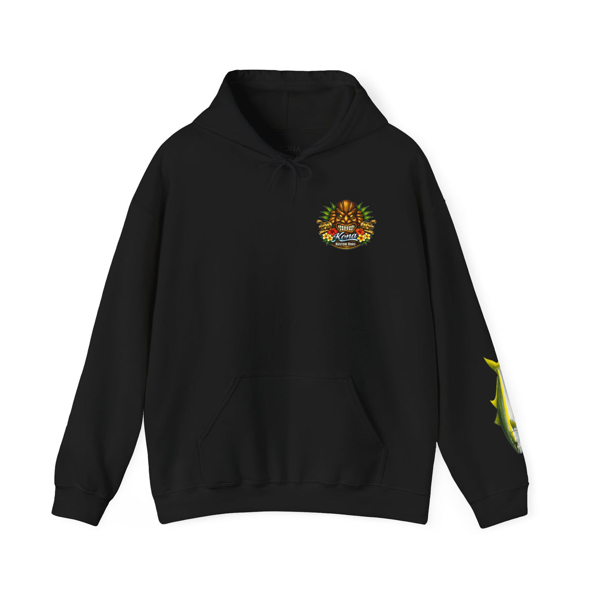 Kona Kustom Rods "Yellowtail" Hoodie — Kona Kustom Rods Pullover