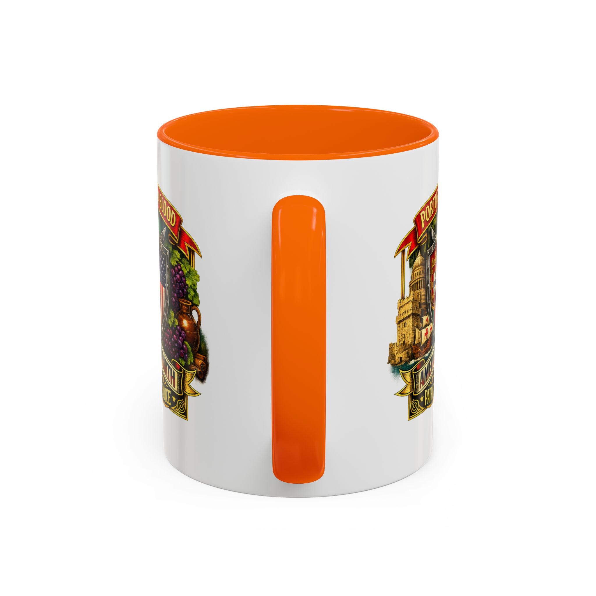 Portuguese/American Pride Mug - Coffee Ceramic Mug