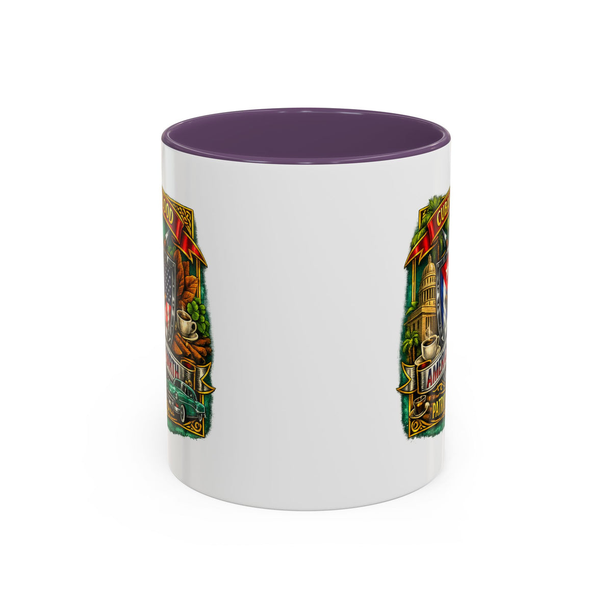 Cuban/American Pride - Cuban by Blood, American by Birth Accent Coffee Mug (11/15oz)