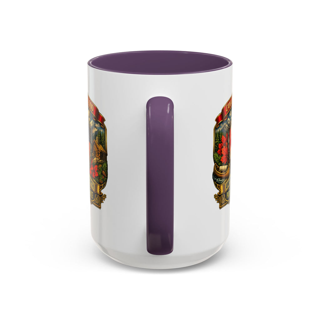 Canadian by Blood American by Birth Accent Coffee Mug — Patriot by Choice 11/15oz